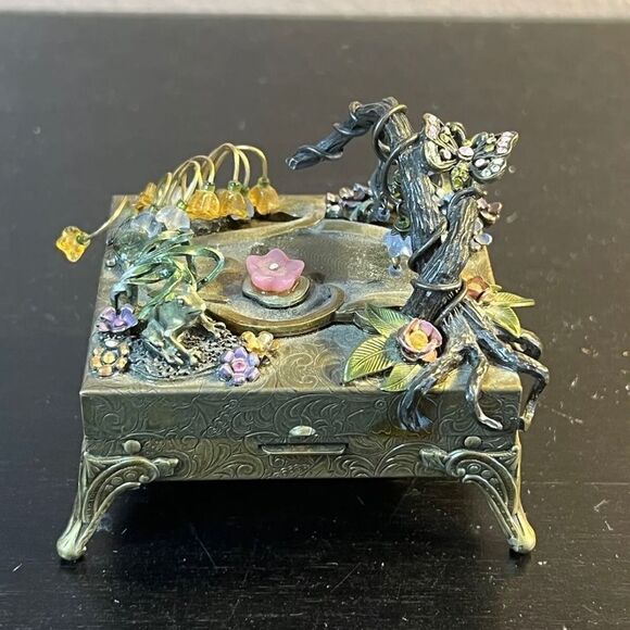 Sweet Romance USA vintage trinket box - Picture 6 of 9